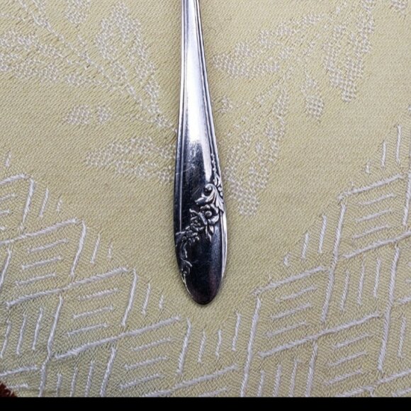 Vintage Ice Cream Sundae Set | Anchor Hocking + Queen Bess Spoons (12pc) - Picture 3 of 7